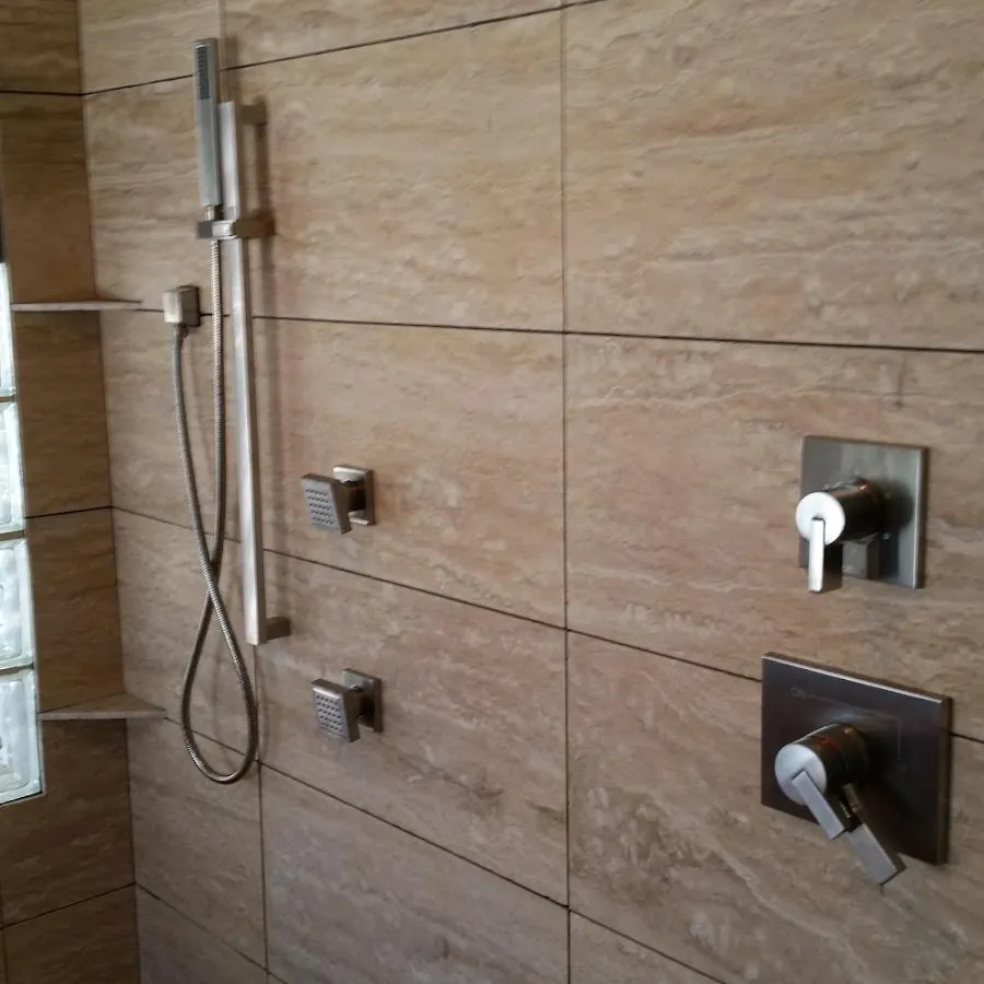 Shower fixture installation for Gas Line Repair in New Brighton